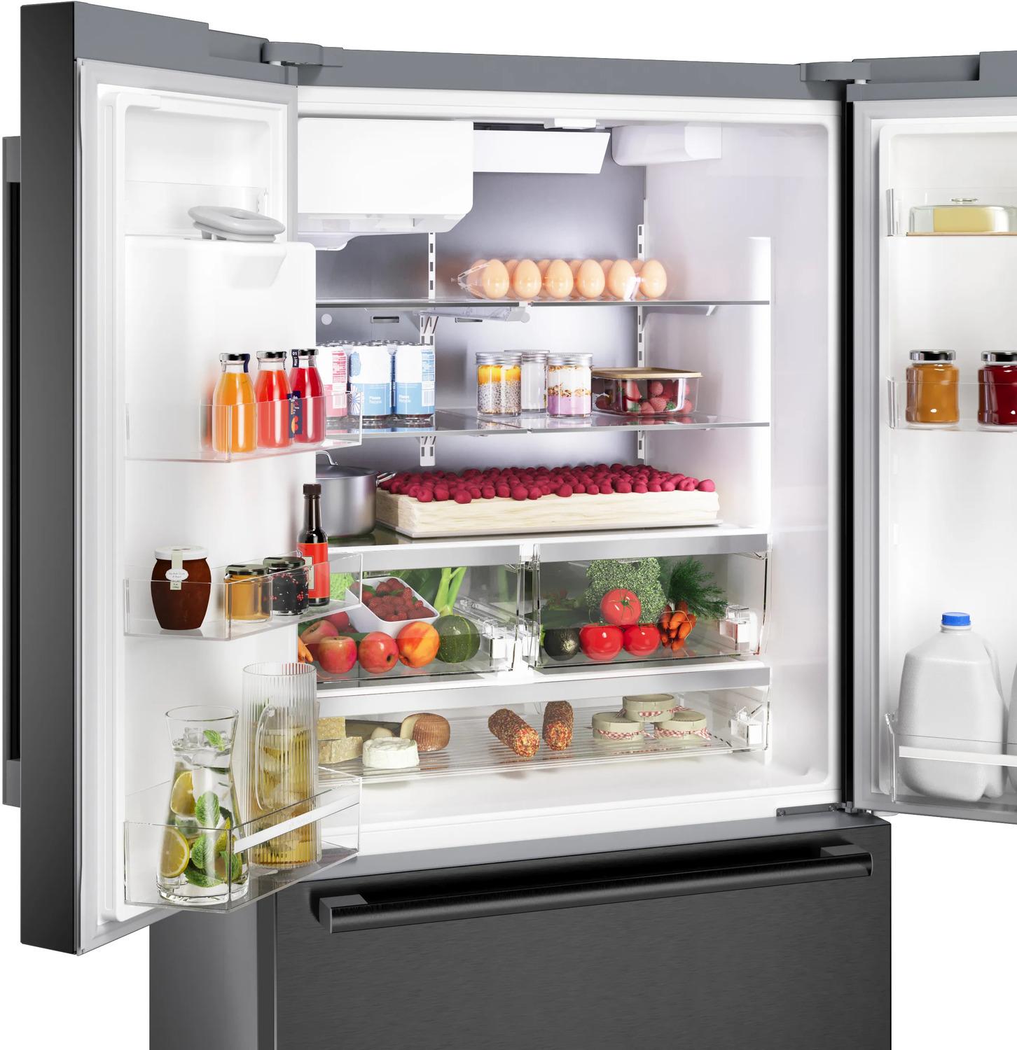 Bosch B36FD52SNB 500 Series French Door Bottom Mount Refrigerator 36