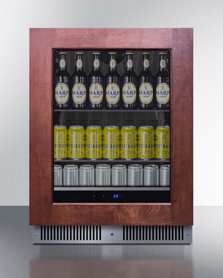Summit SDHG2443PNRLHD 24" Wide Built-In Beverage Center (Panel Not Included)