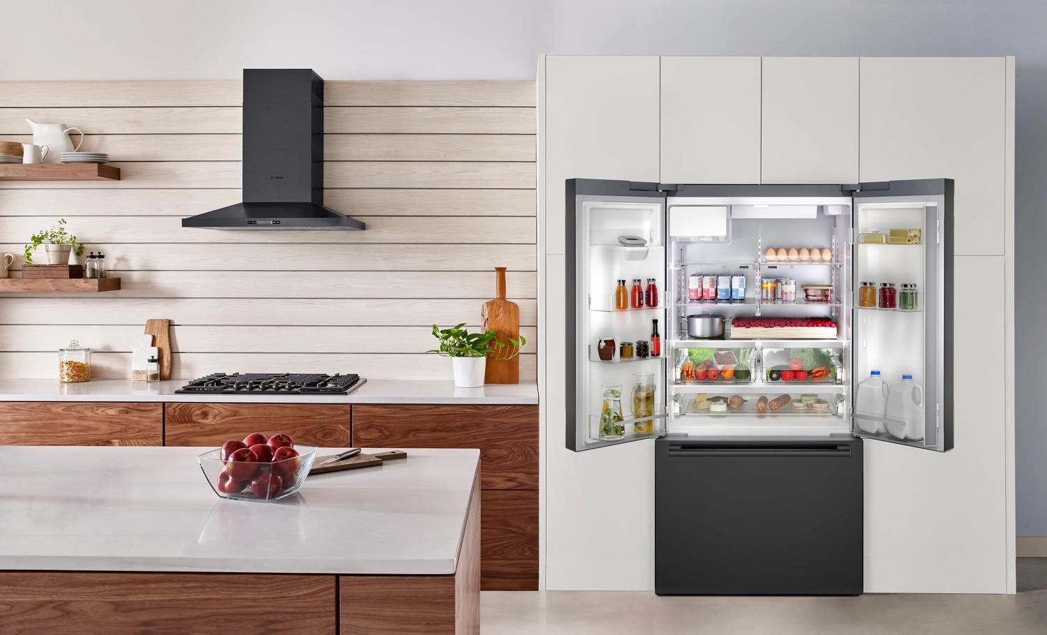Bosch B36FD52SNB 500 Series French Door Bottom Mount Refrigerator 36