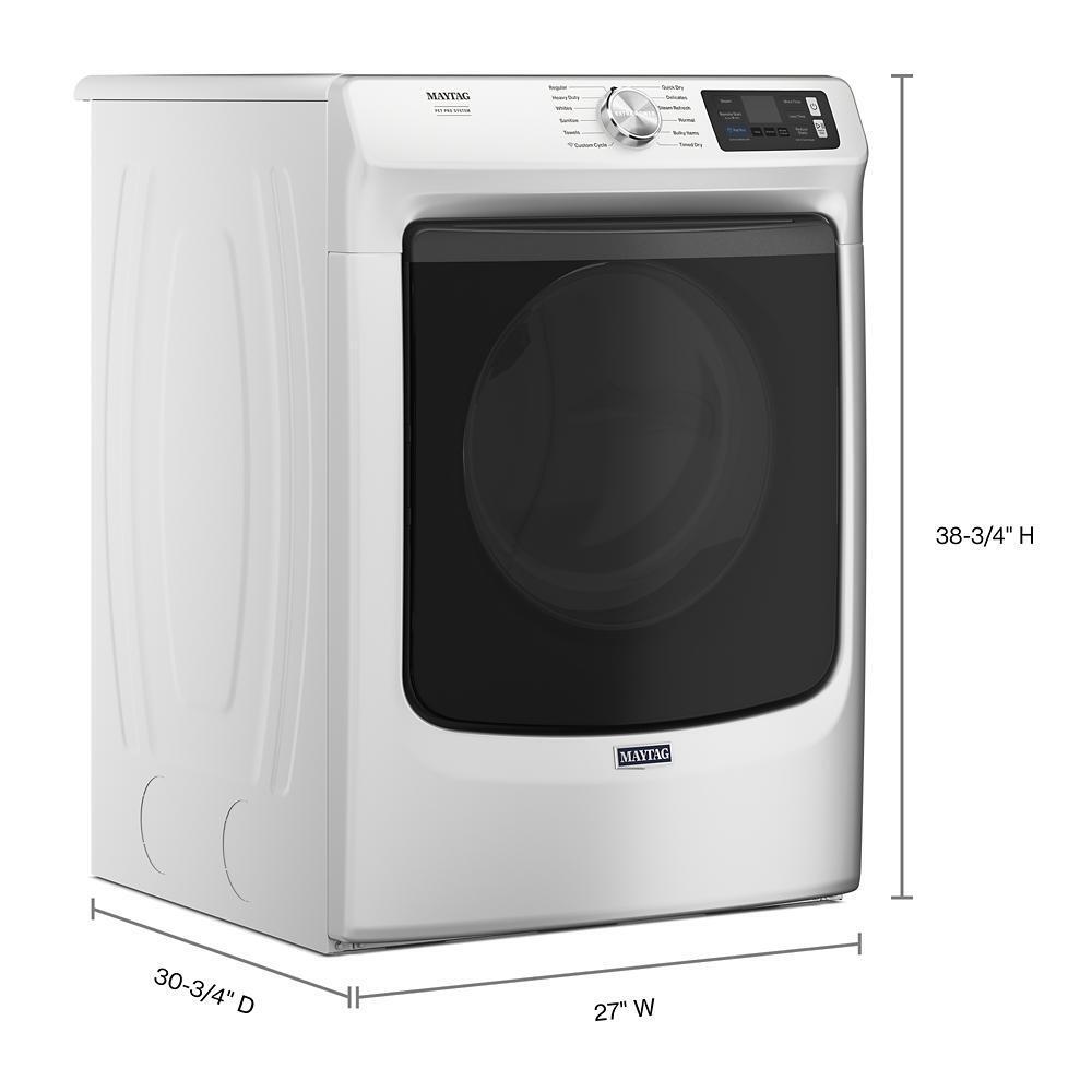 Maytag MGD7020RW Smart Pet Pro Front Load Gas Dryer - 7.4 Cu. Ft.