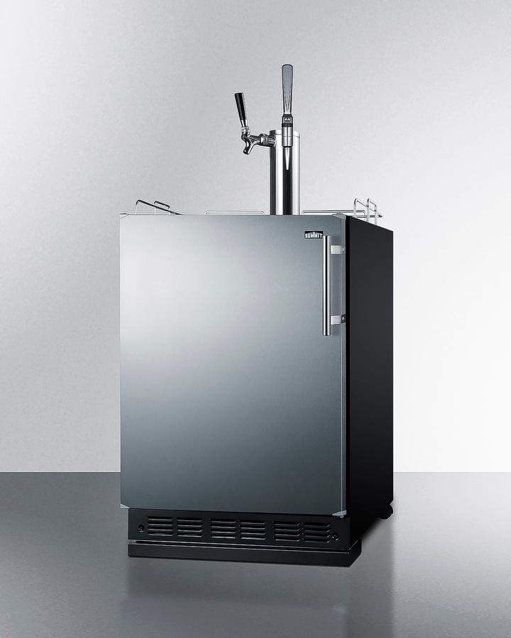 Summit SBC7BRSCM2LHD 24" Wide Cold Brew/Nitro Coffee Kegerator