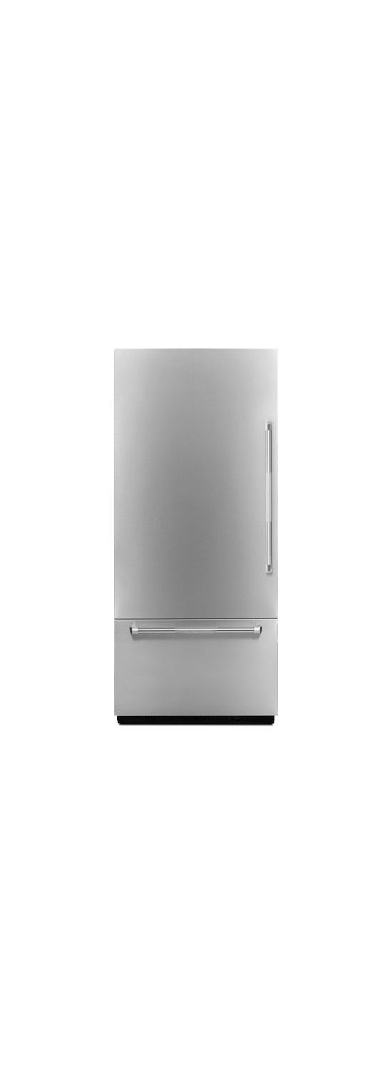 Jennair JBBFL36NHP Pro-Style® 36" Fully Integrated Built-In Bottom-Freezer Left-Hand Door Swing Panel-Kit Stainless Steel