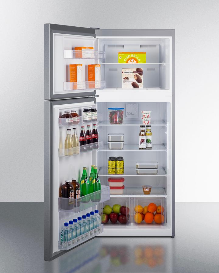 Summit CTR15SSLHD 28" Wide Top-Mount Refrigerator-Freezer
