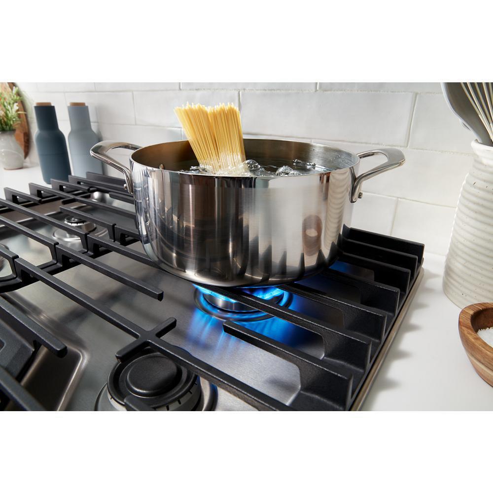 Whirlpool WCGK3030PB 30-Inch Gas Cooktop With Speedheat™ Burners