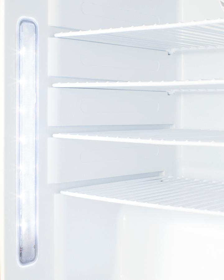 Summit ADA404REFSSHV 20" Wide Built-In Healthcare All-Refrigerator, Ada Compliant