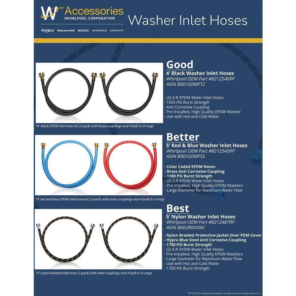 Jennair 8212546RP Washer Fill Hoses