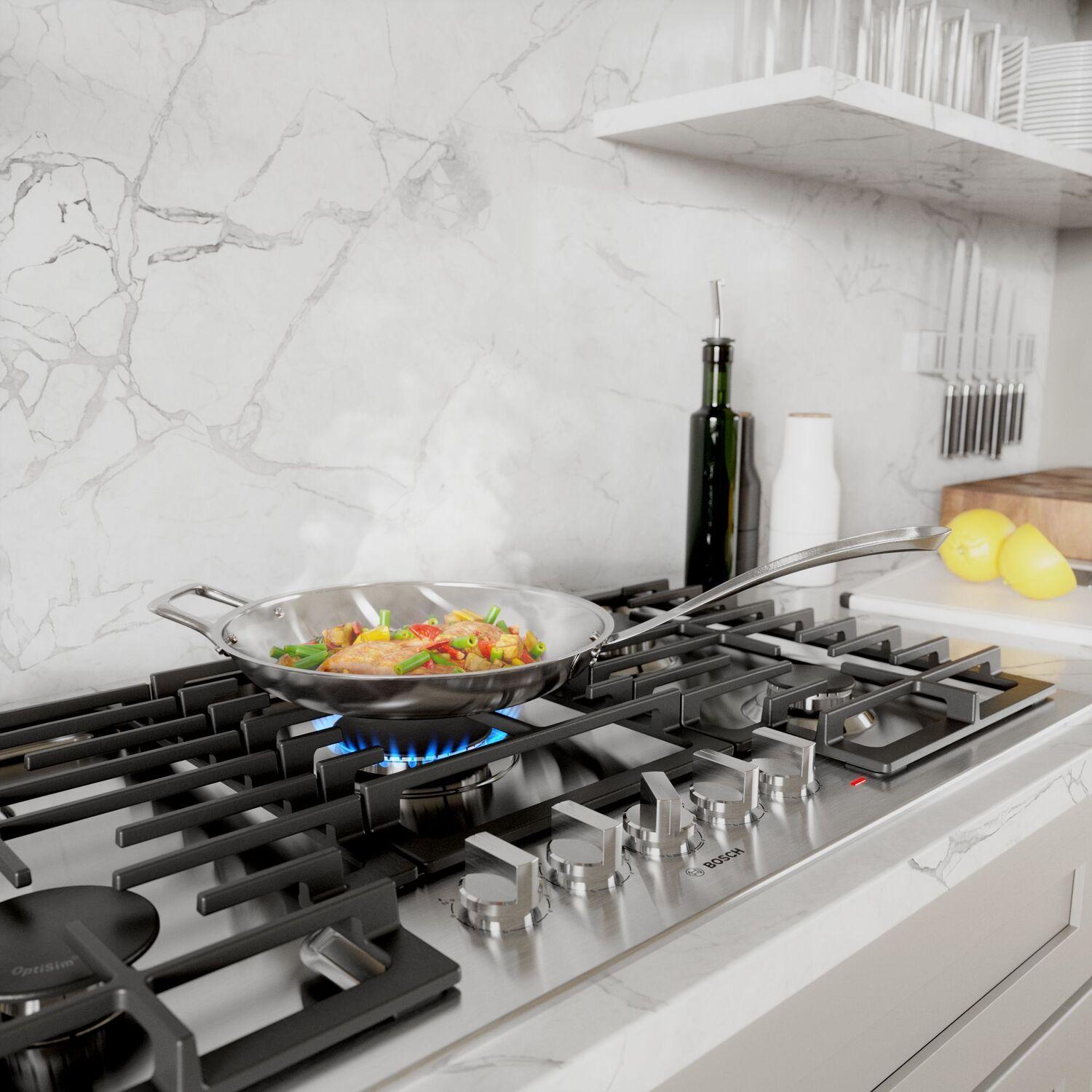 Bosch NGM5059UC 500 Series Gas Cooktop 30" Stainless Steel Ngm5059Uc