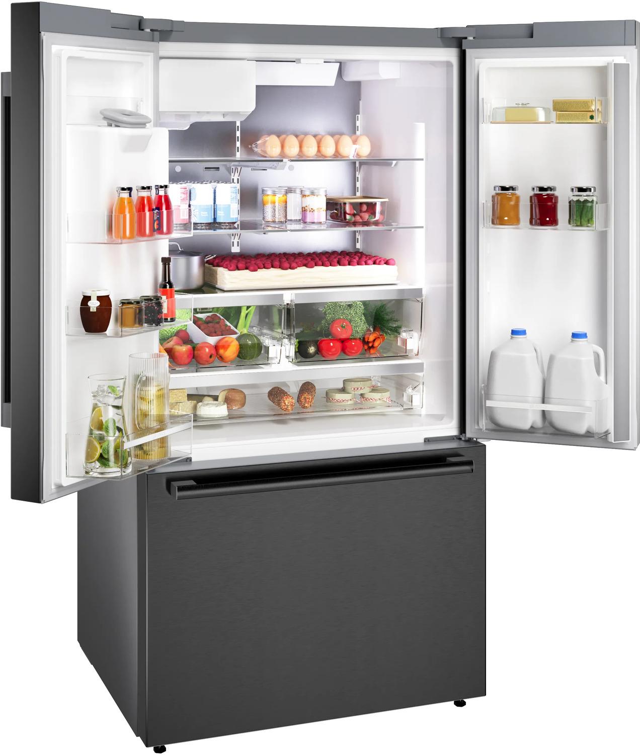 Bosch B36FD52SNB 500 Series French Door Bottom Mount Refrigerator 36