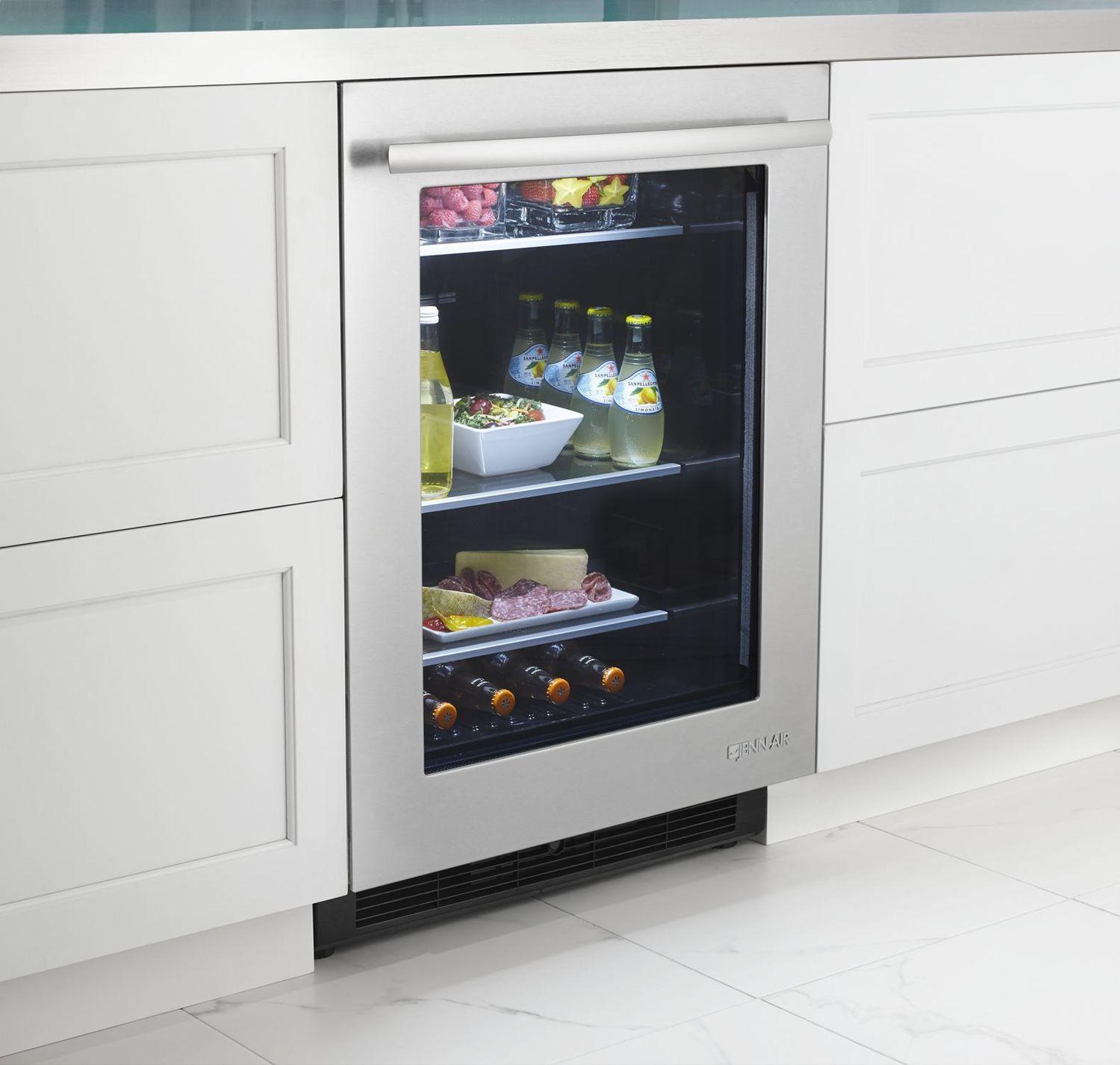 Jennair JUG24FRERS Euro-Style 24" Under Counter Refrigerator Stainless Steel