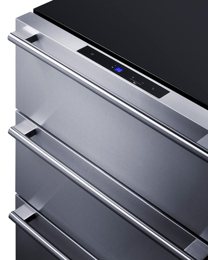 Summit SP6DS3DOS 24" Wide Built-In 3-Drawer Outdoor All-Refrigerator