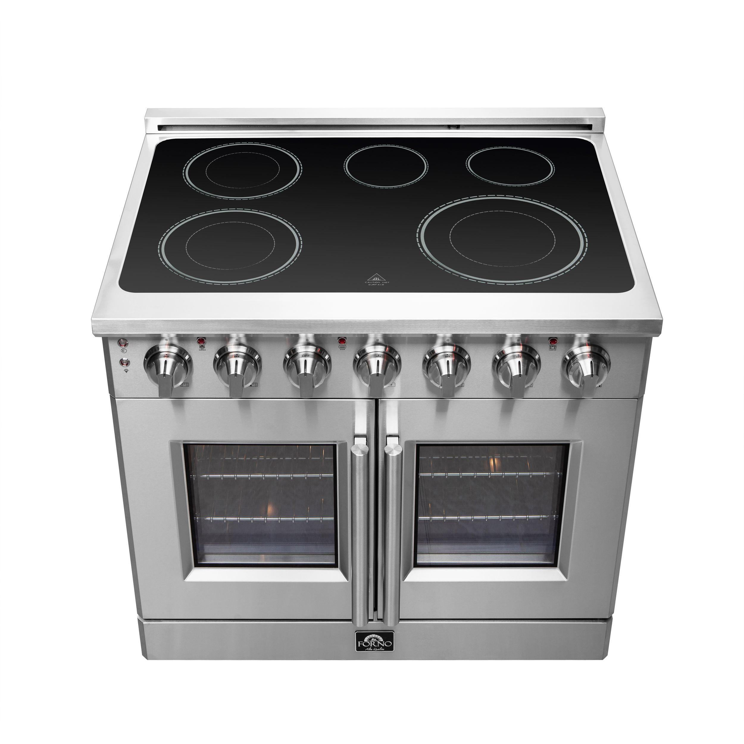 Forno FFSEL695536 Forno Massimo 36" Freestanding French Door Electric Range