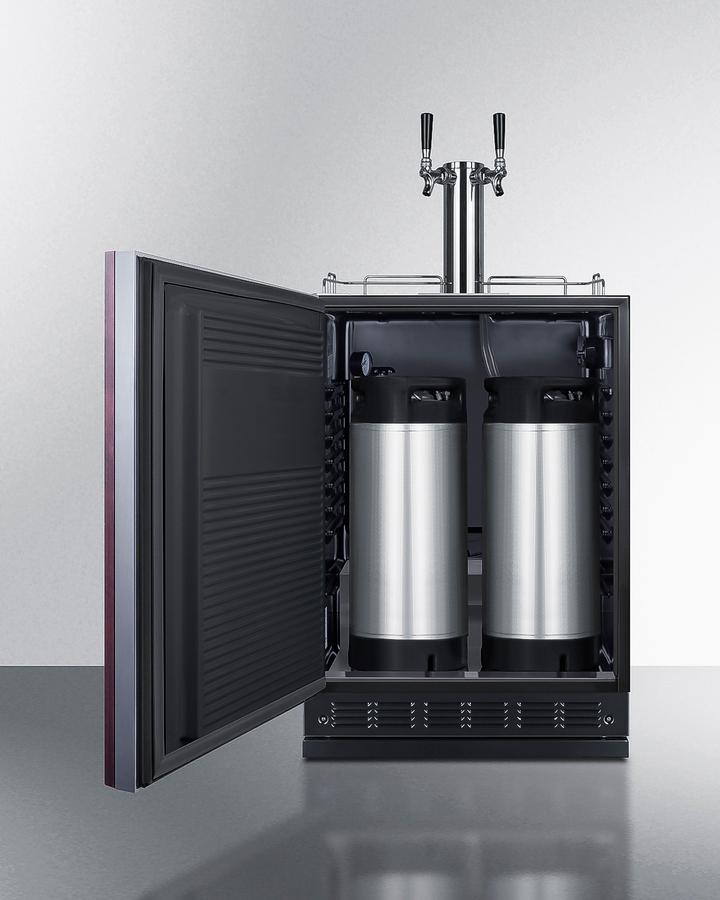 Summit SBC7BRSIFCF2LHD 24" Wide Cold Brew Coffee Kegerator (Panel Not Included)