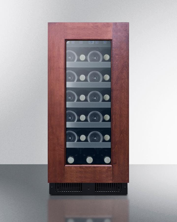 Summit ALWC15PNRLHD 15" Wide Built-In Wine Cellar, Ada Compliant (Panel Not Included)
