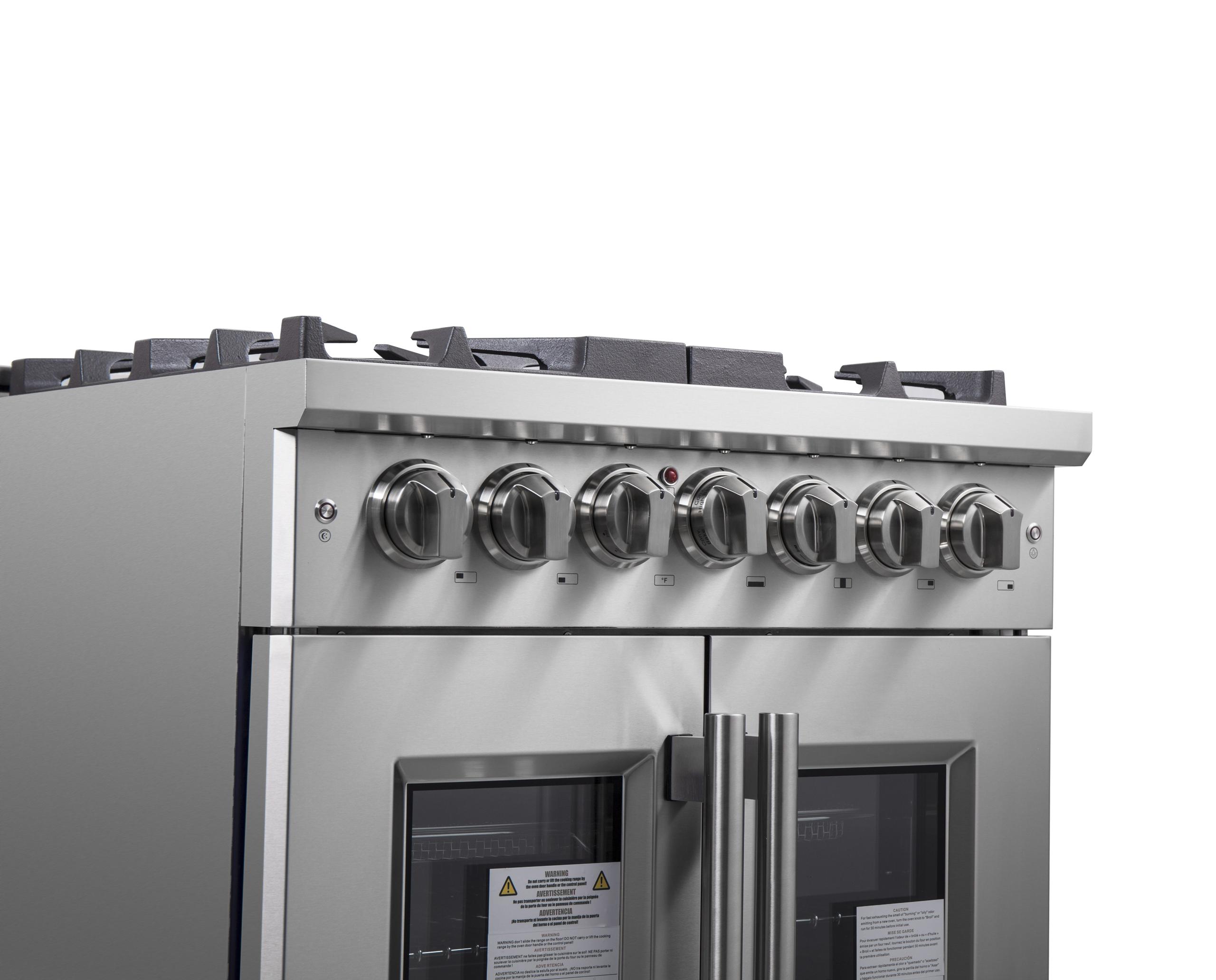 Forno FFSGS632530 Forno Massimo 30" Freestanding French Door Dual Fuel Range