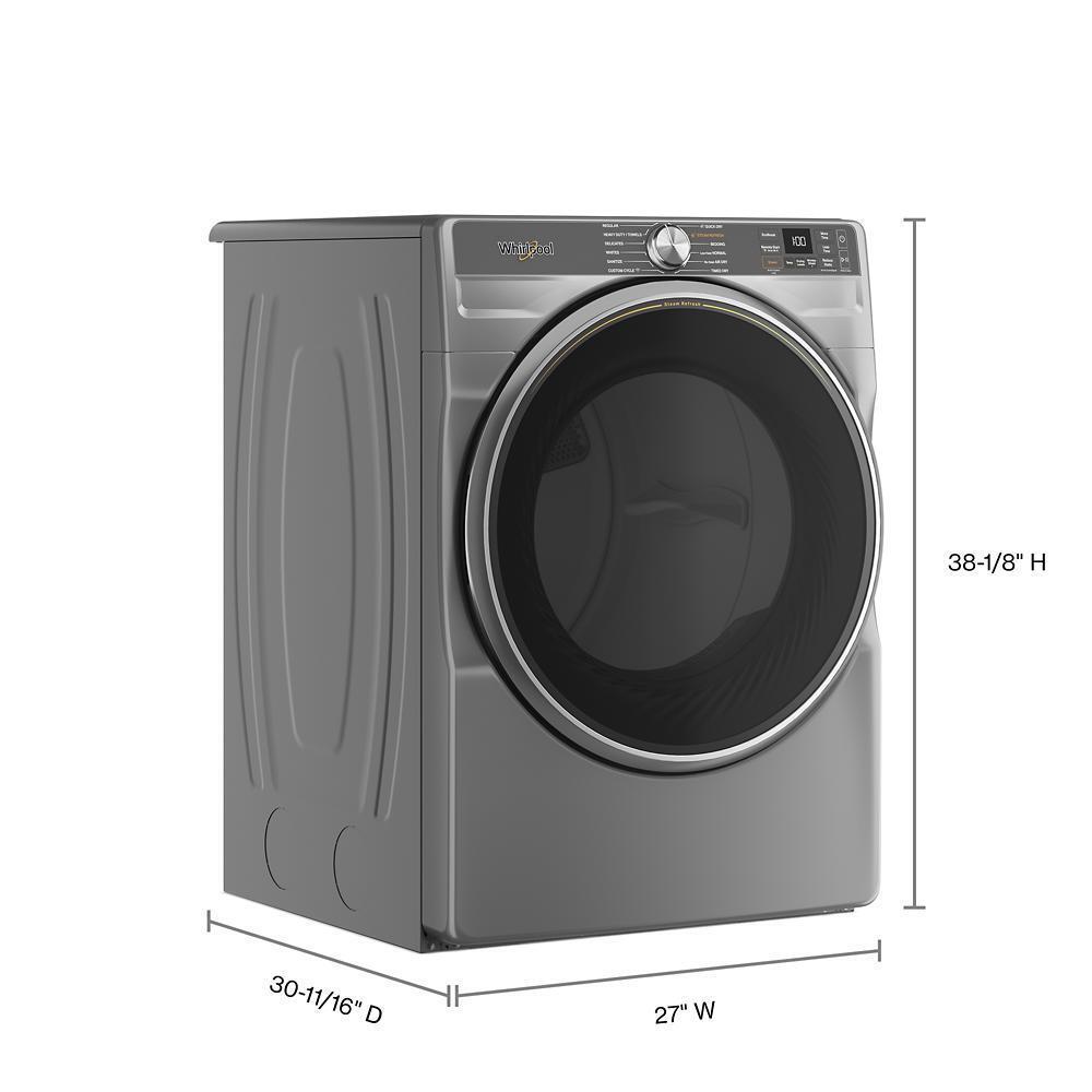 Whirlpool WGD6720RR 7.4 Cu. Ft. Smart Front Load Energy Star® Gas Dryer With Steam Capabilities