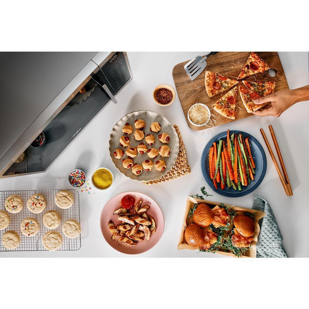 Whirlpool WMCS5522RB 1.0 Cu. Ft. Black All-In-One Multifunctional Countertop Microwave With Air Fry - 900 Watt