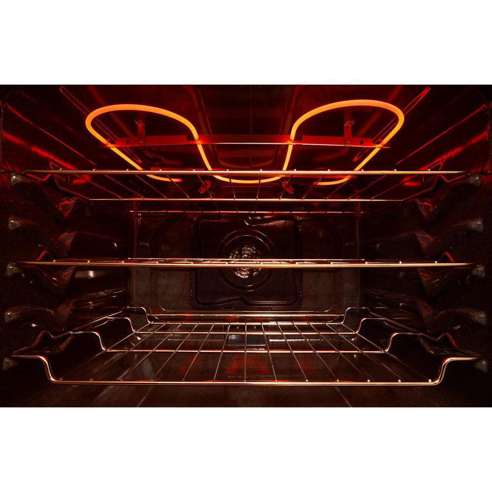 Whirlpool WFES7530RB 30-Inch Smart Electric Smart Range With Air Cooking Technology, No Preheat Air Fry, High Speed Preheat Oven, Wipeclean™ Coating, And Steam/Self Clean