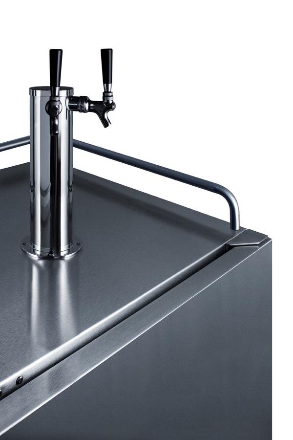 Summit SBC682WKDTWIN 24" Wide Built-In Wine Kegerator