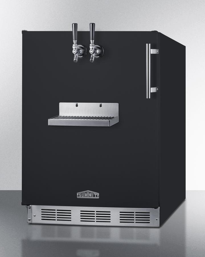 Summit SBC58BFRTPCFADALHD 24" Wide Front Tap Built-In Cold Brew Coffee Kegerator, Ada-Compliant