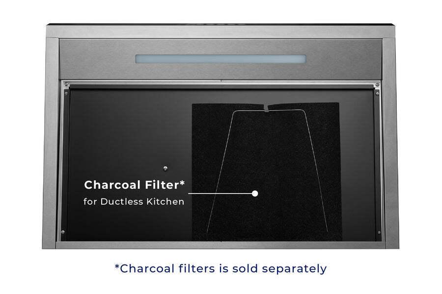 Hauslane UCB018SS30 Hauslane Chef 30-In Convertible Stainless Steel Undercabinet Range Hood