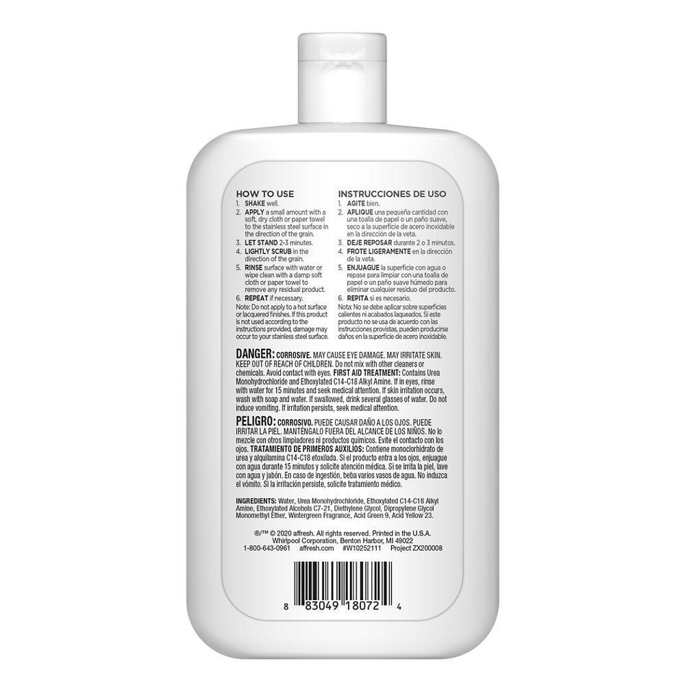 Jennair W10252111 Affresh® Stainless Steel Brightener