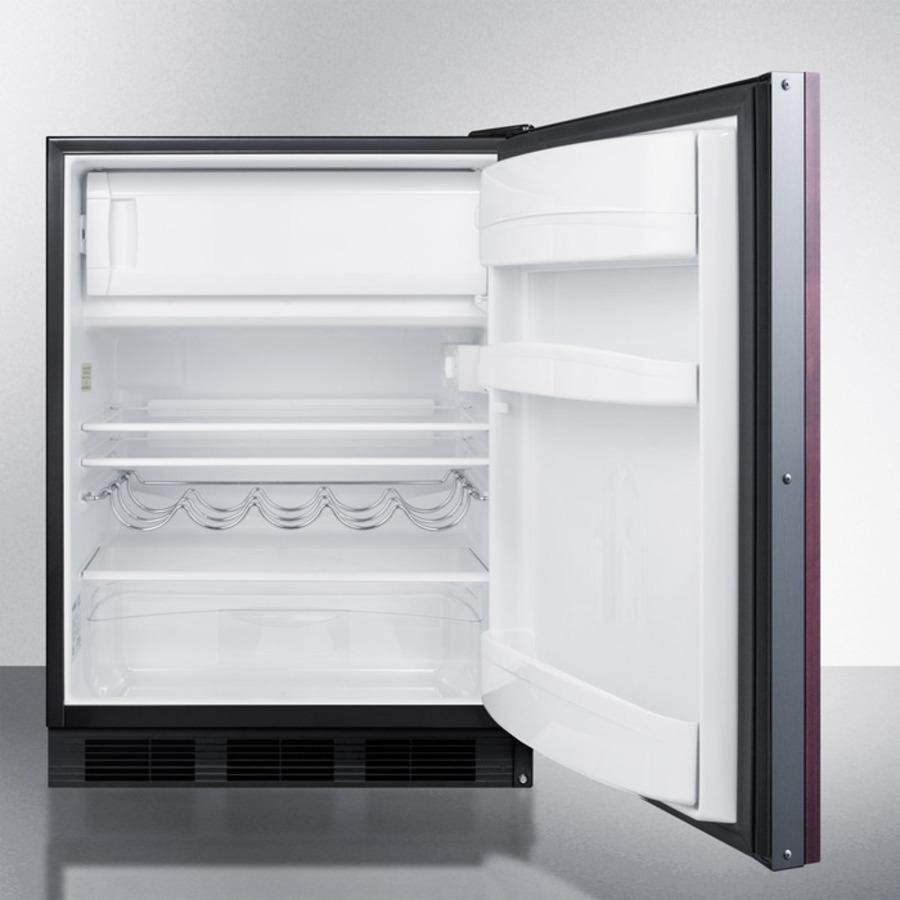 Summit CT663BKIF 24" Wide Refrigerator-Freezer (Panel Not Included)