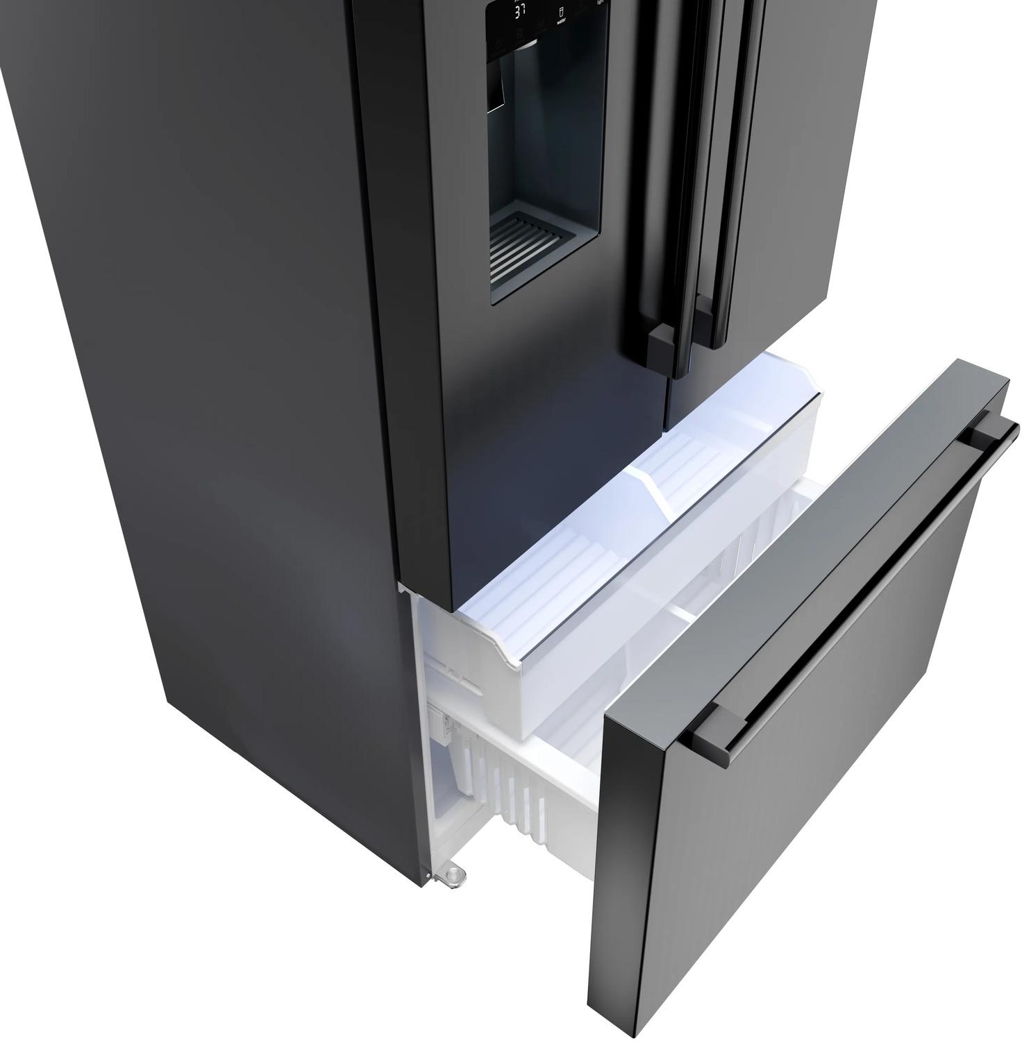 Bosch B36CD52SNB 500 Series French Door Bottom Mount Refrigerator 36