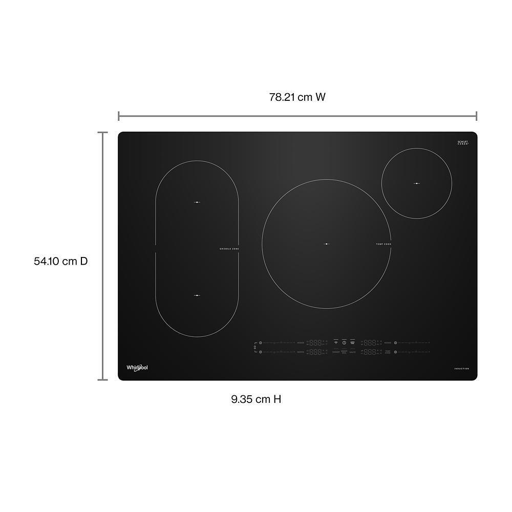 Whirlpool WCIT7030SB 30" Intelligent Induction Cooktop With Temp Cook™ Technology