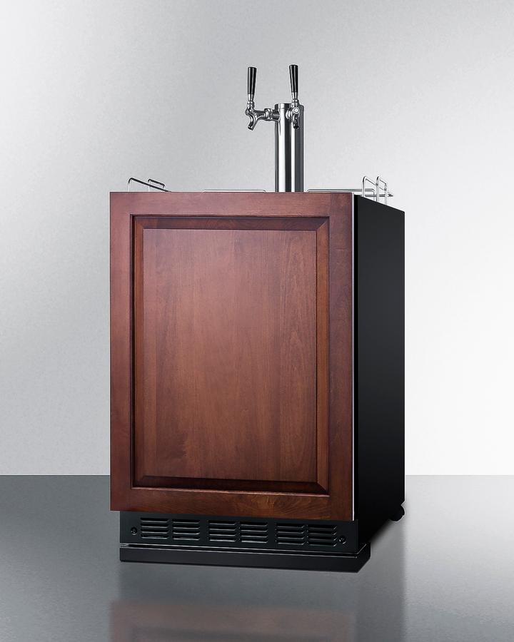 Summit SBC7BRSIFCF2LHD 24" Wide Cold Brew Coffee Kegerator (Panel Not Included)