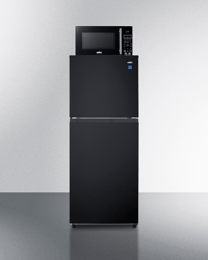 Summit MRF1087BA Microwave/Refrigerator-Freezer Combination With Allocator