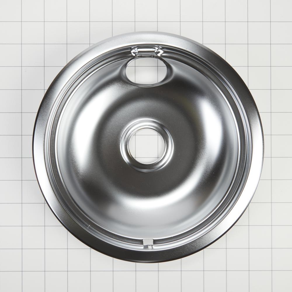 Jennair W10196405RW Electric Range Round Burner Drip Bowl, Chrome