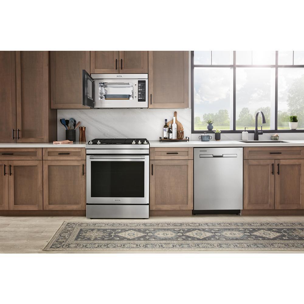 Maytag MMMF8030PZ Flush Mount Over-The-Range Toaster Oven Combination - 1.1 Cu. Ft.