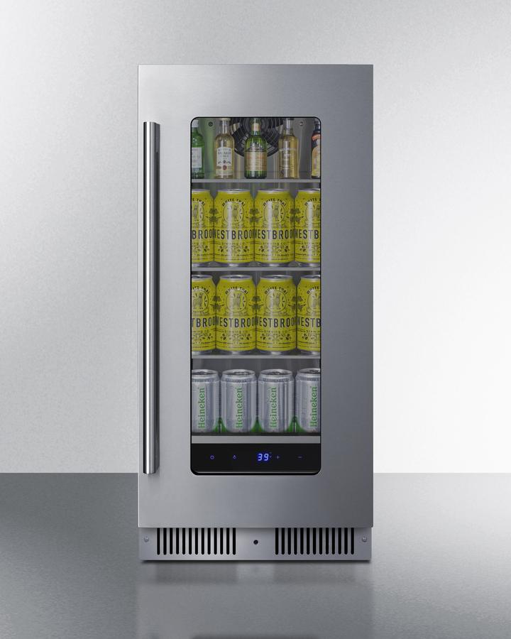 Summit SDHG1533 15" Wide Built-In Beverage Center