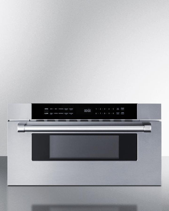 Summit MDR30SS 30" Wide Built-In Drawer Microwave