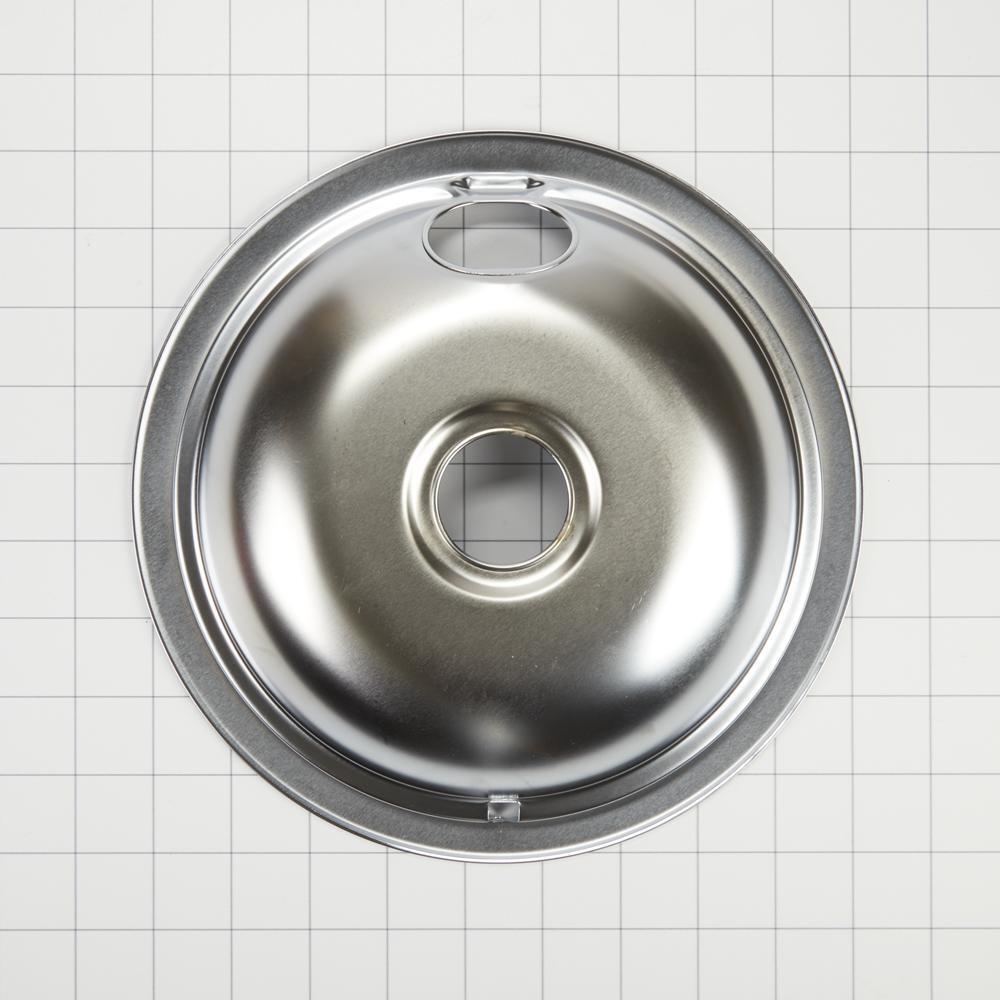 Jennair W10196405RW Electric Range Round Burner Drip Bowl, Chrome