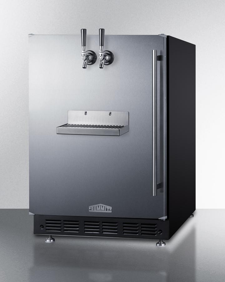 Summit SBC7BRSFRTPLHD 24" Wide Front Tap Built-In Beer Kegerator