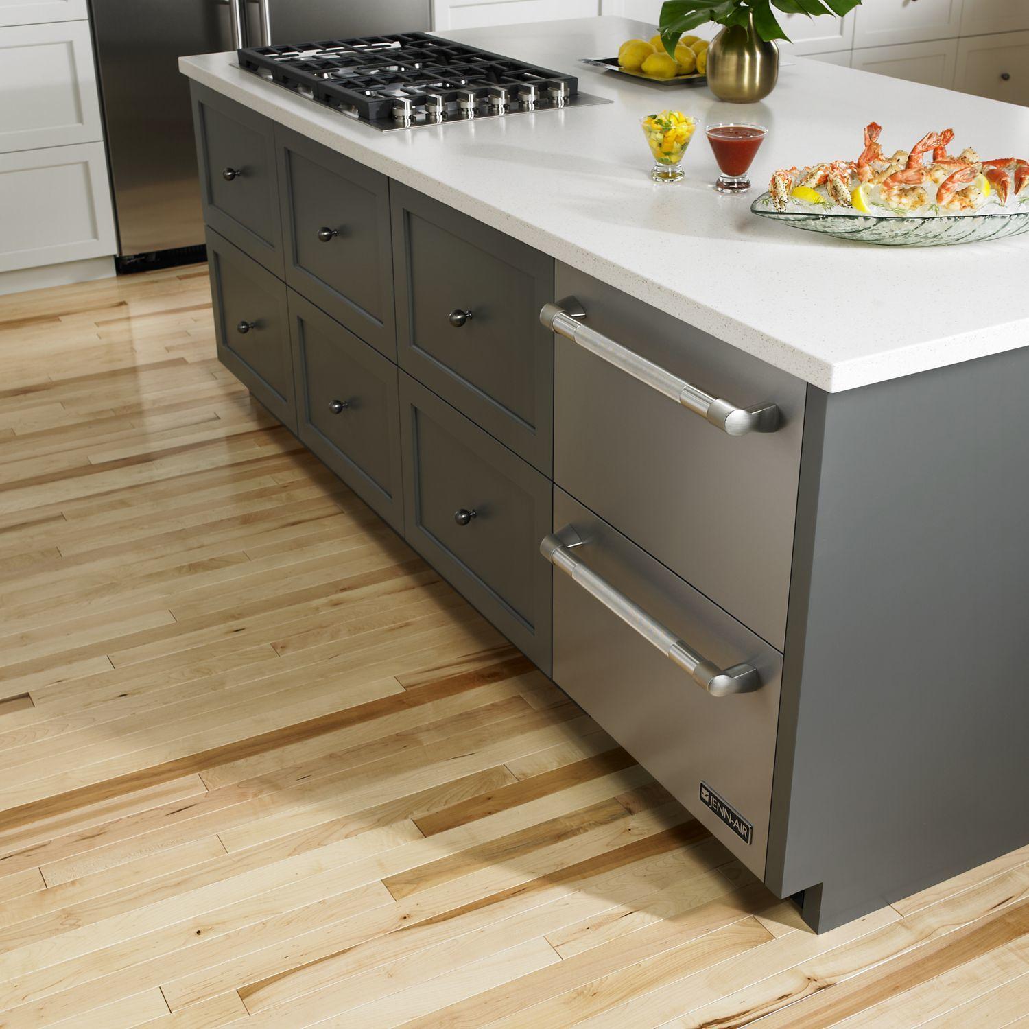 Jennair JUD24FRERS Euro-Style 24" Double-Refrigerator Drawers Stainless Steel
