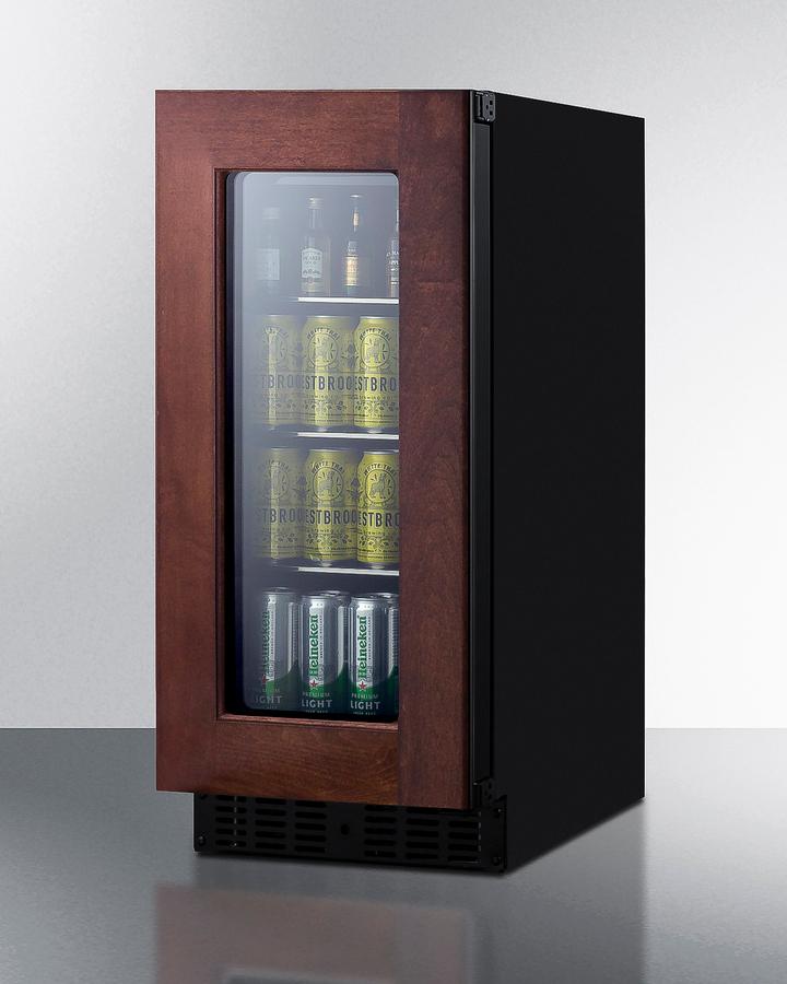 Summit ASDG1521PNR 15" Wide Built-In Beverage Center, Ada Compliant (Panel Not Included)