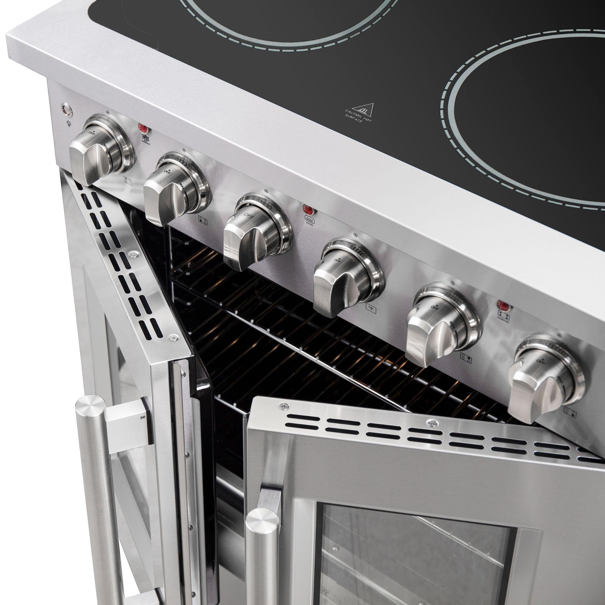 Forno FFSEL691730 Forno Galiano 30" Freestanding French Door Electric Range