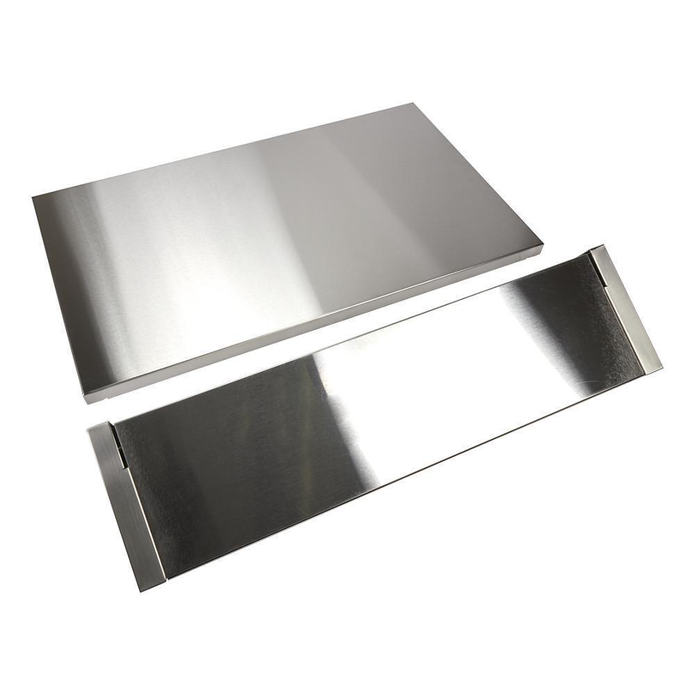 Jennair W10225949 Stainless Steel Backsplash With Dual Position Shelf