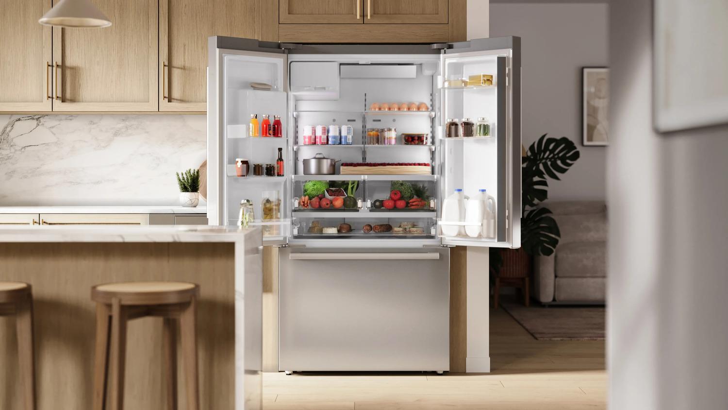 Bosch B36CD52SNS 500 Series French Door Bottom Mount Refrigerator 36