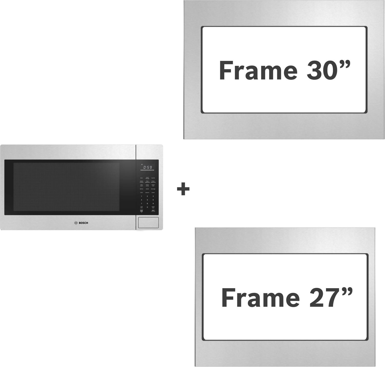 Bosch HMB30155UC 300 Series Built-In Microwave Oven 24