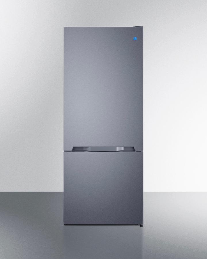 Summit FFBF154SS 28" Wide Bottom Mount Refrigerator-Freezer