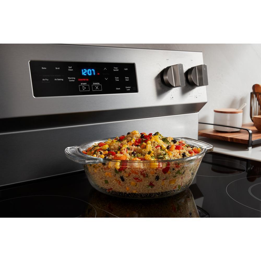 Maytag MFES6030RB 30-Inch Wide Electric Range With No Preheat Air Fry And Air Baking - 5.3 Cu. Ft.