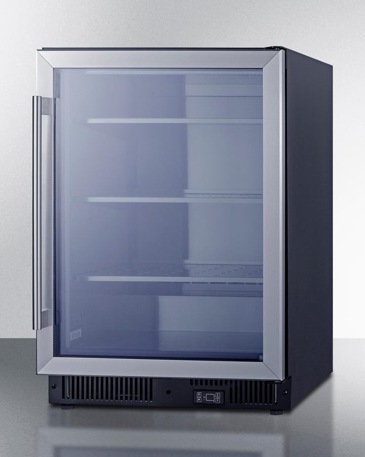 Summit SCF475 24" Wide Commercial Display Freezer