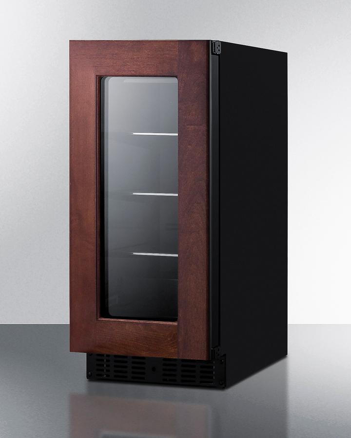 Summit ASDG1521PNRLHD 15" Wide Built-In Beverage Center, Ada Compliant (Panel Not Included)