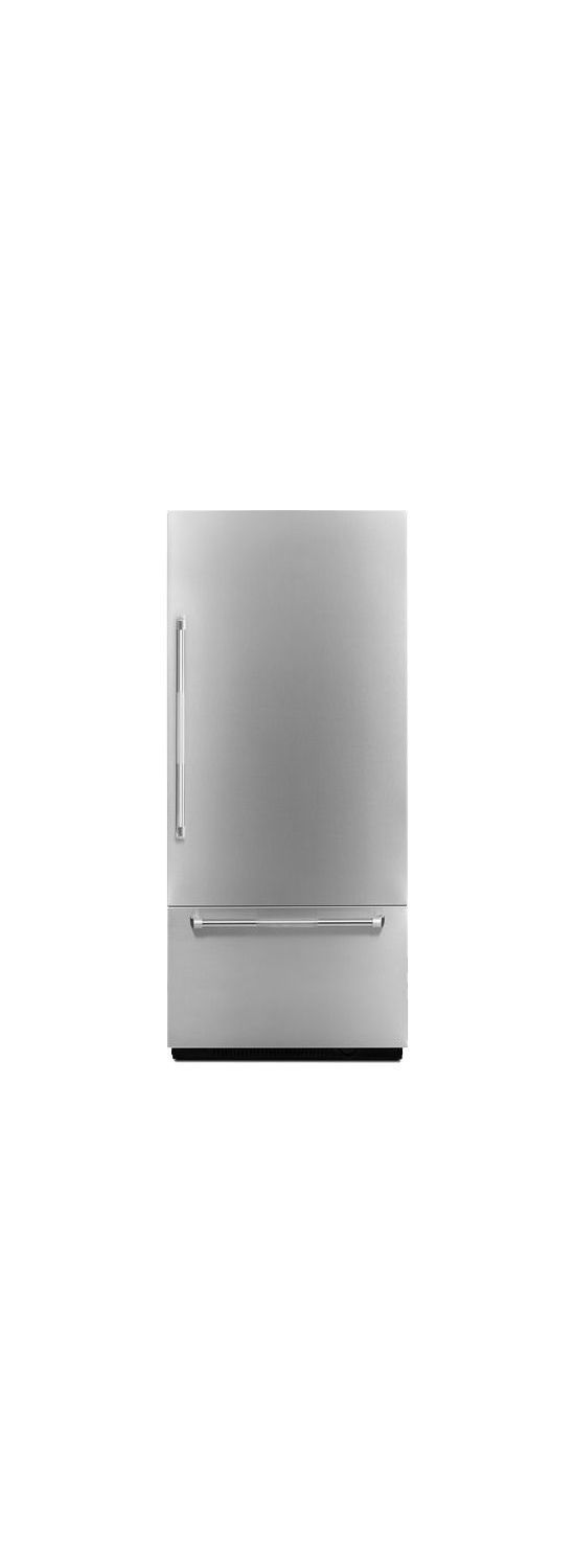 Jennair JBBFR36NHP Pro-Style® 36" Fully Integrated Built-In Bottom-Freezer Right-Hand Door Swing Panel-Kit Stainless Steel