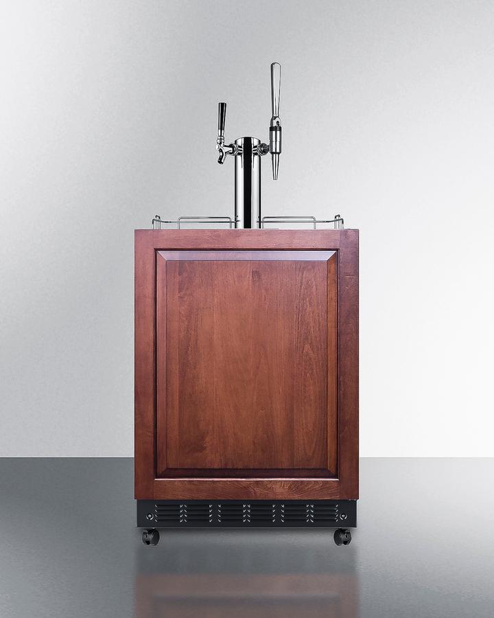 Summit SBC7BRSIFCM2 24" Wide Cold Brew/Nitro Kegerator (Panel Not Included)
