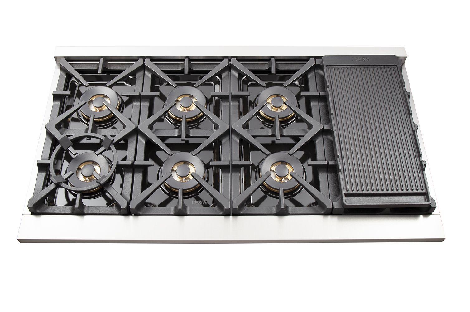 Forno FFSGS626048 Forno Capriasca 48" Freestanding Gas Range