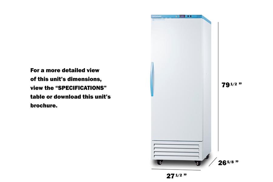 Summit AFS17PV 14.83 Cu. Ft. Upright Vaccine All-Freezer